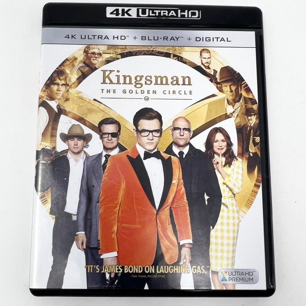 Kingsman The Golden Circle 4K Ultra HD‎ Blu-ray Digital 2017 Action Movie